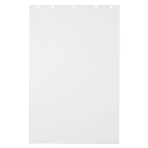 Blok 50 vellen wit gesatineerd papier voor flip-over Exacompta 65 x 100 cm