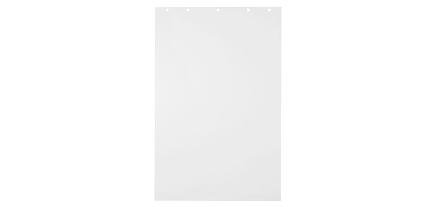 Bloc paperboard 50 feuilles blanches en papier satiné Exacompta 63 x 98 cm