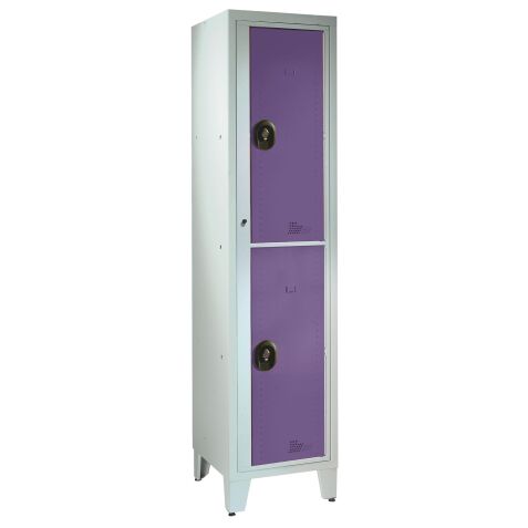 Vestiaire Tendance - 1 colonnes/2 cases monobloc