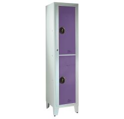 Visible locker room ideal for secondary school - 1 column H 207cm
