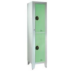 Vestiaire visitable idéal collège - 1 colonne H 207cm