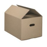 Caisse déménagement kraft brun double cannelure L 50 x l 35 x H 29 cm