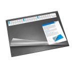 Sous-main à rabat transparent 40 x 53 cm noir