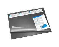 Placemat with translucent covering - 40 x 53 cm black 