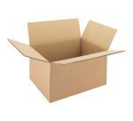 Caisse américaine kraft brun double cannelure H 33 x L 28 x P 48 cm