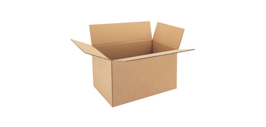 American box, double undulation, P 500 x L 300 x H 300 mm