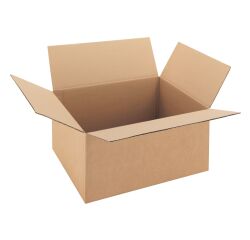 American box, standard undulation, P 400 x L 300 x H 200 mm