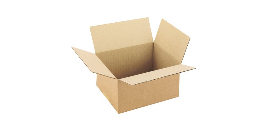 Caisse américaine kraft brun double cannelure L 20 x l 15 x H 12 cm