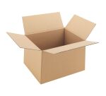 Caisse américaine kraft brun double cannelure H 14 x L 18 x P 25 cm