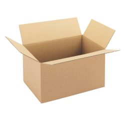 American box, standard undulation, P 350 x L 220 x H 200 mm
