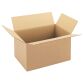 Carton Caisse américaine kraft brun simple cannelure L 35 x l 22 x H 20 cm