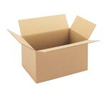 Caisse américaine kraft brun simple cannelure H 20 x L 22 x P 35 cm