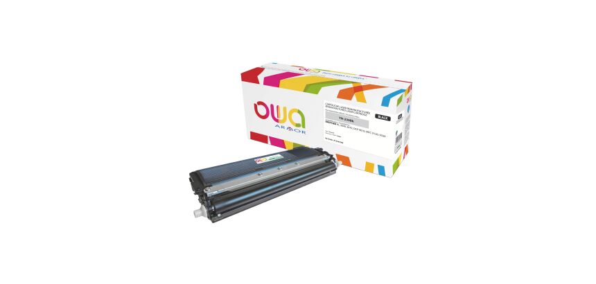 Toner Owa compatible Brother TN230BK noir pour imprimante laser