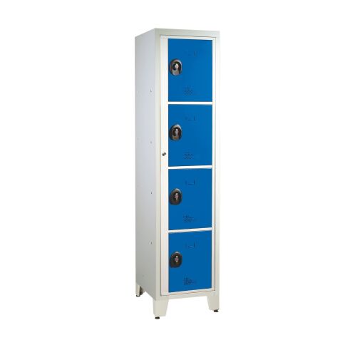 Vestiaire visitable idéal collège - 1 colonne H 207cm