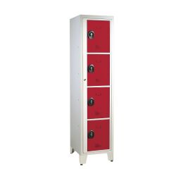Vestiaire Tendance - 1 colonnes/4 cases monobloc