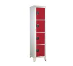 Visible locker room ideal for secondary school - 1 column H 207cm