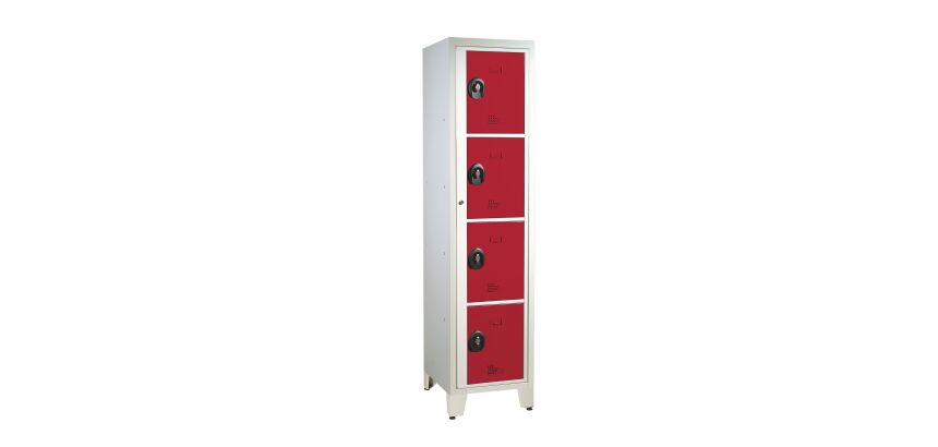 Visible locker room ideal for secondary school - 1 column H 207cm