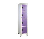 Visible locker room ideal for secondary school - 1 column H 207cm