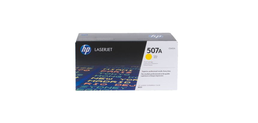 HP 507A CE40xA Toner couleurs séparées pour imprimante laser