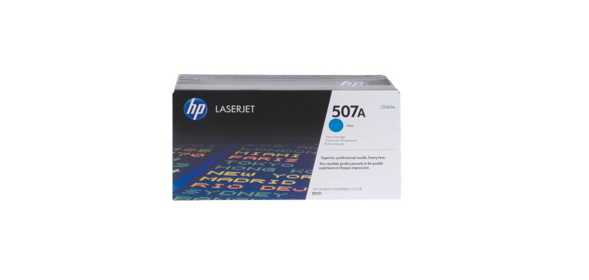 HP 507A - CE40xA toners couleurs séparées pour imprimante laser