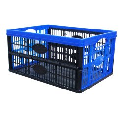 Caja de almacenaje plegable de plástico - 30 L