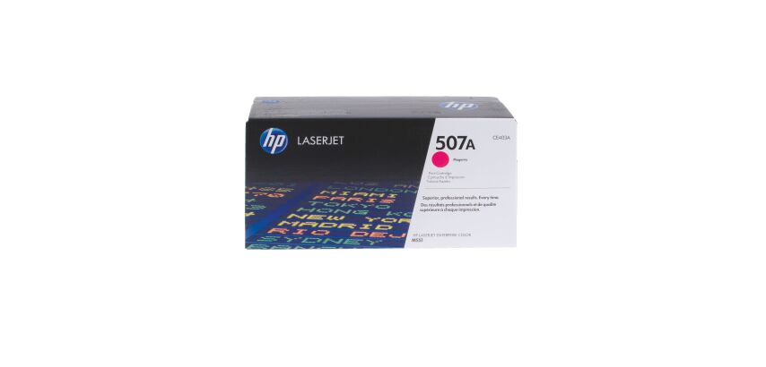 Toner HP 507A separated colors