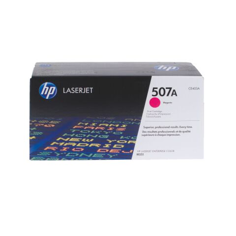 HP 507A (CE403A) tóner original magenta de capacidad estándar (6000 páginas)