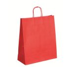 Bolsa de papel kraft asas trenzadas 40 x 35 x 14 cm - Caja de 50