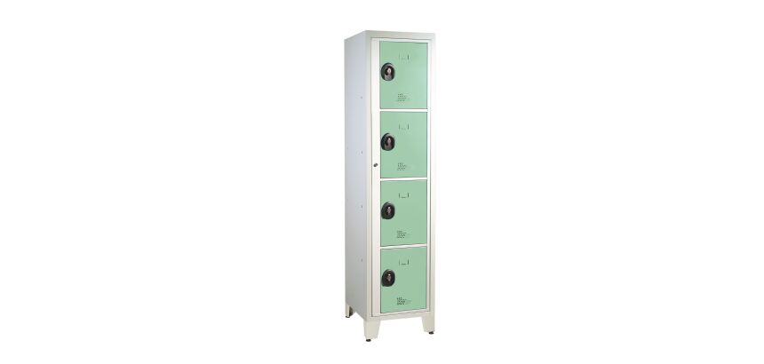 Visible locker room ideal for secondary school - 1 column H 207cm