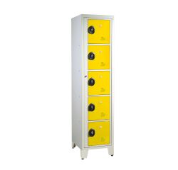 Visible locker room ideal for secondary school - 1 column H 207cm