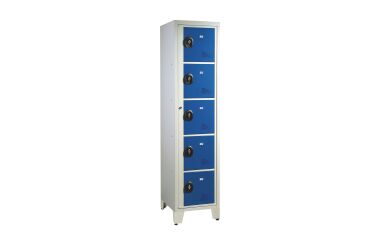 Vestiaire visitable idéal collège - 1 colonne H 207cm