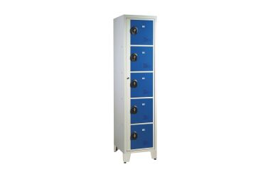 Vestiaire visitable idéal collège - 1 colonne H 207cm