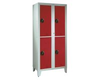 Vestiaire visitable pour collèges - 2 colonnes H 207cm