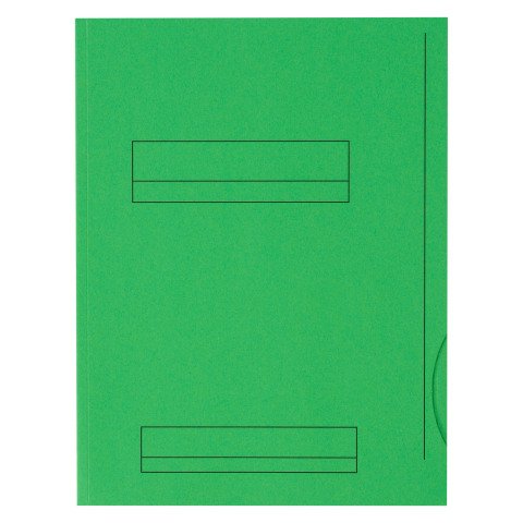Subcarpetas pre-impresas 2 solapas FAST colores VIVOS Paquete de 50 verde vivo