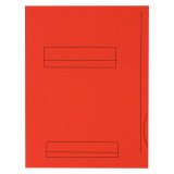 File folders 2 flaps red