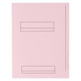 Chemises dossier 2 rabats Oxford 24 x 32 cm couleurs pastel - Paquet de 50