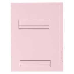 Pack 50 file folders 2 flaps Fast 24 x 32 cm colour pastel