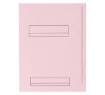 Chemises dossier 2 rabats Oxford 24 x 32 cm couleurs pastel - Paquet de 50