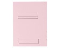 Pack von 50 Dokumentenhüllen mit 2 Klappen Fast 24 x 32 cm - Pastellfarben