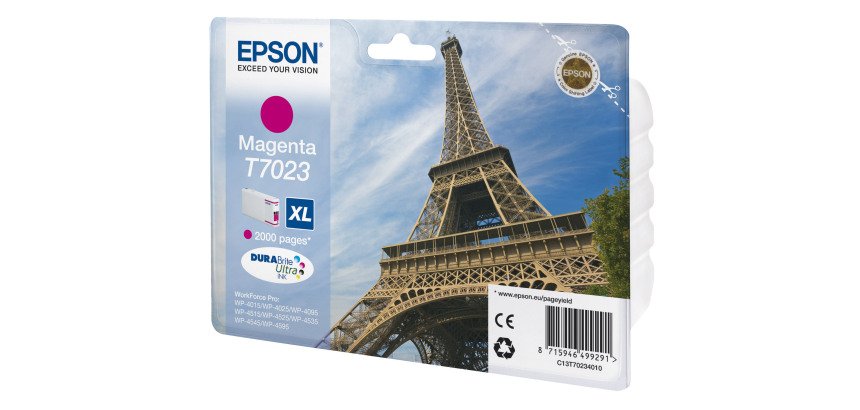 Cartouche Epson T702 XL couleurs séparées pour imprimante jet d'encre