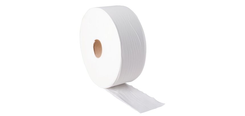 Papier toilette Maxi Jumbo double épaisseur blanc – Colis de 6 rouleaux 380 m