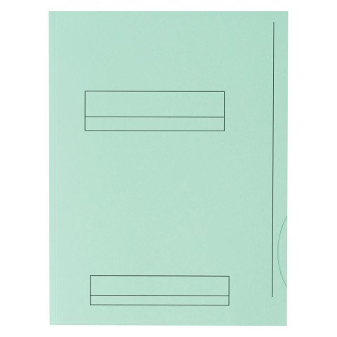 Paquete de 50 subcarpetas 2 solapas 180 g Oxford 23 x 31 cm color verde pastel