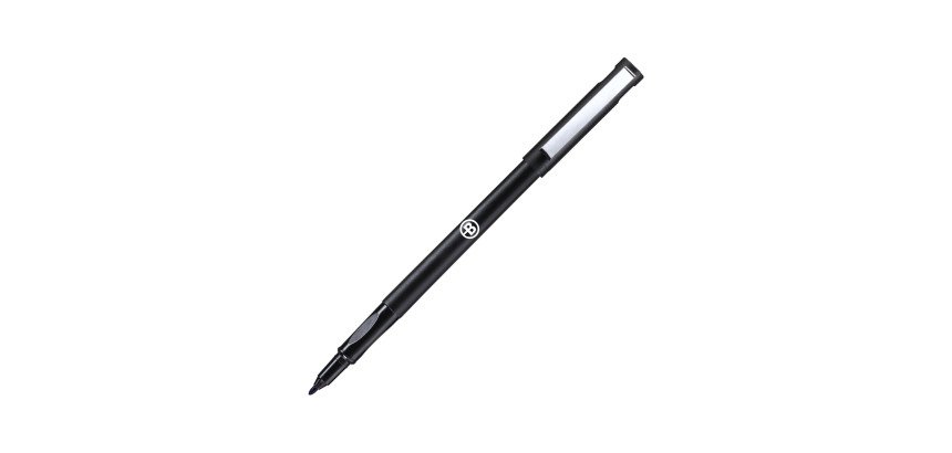 Stylo feutre Bruneau à capuchon pointe 1 mm - écriture moyenne