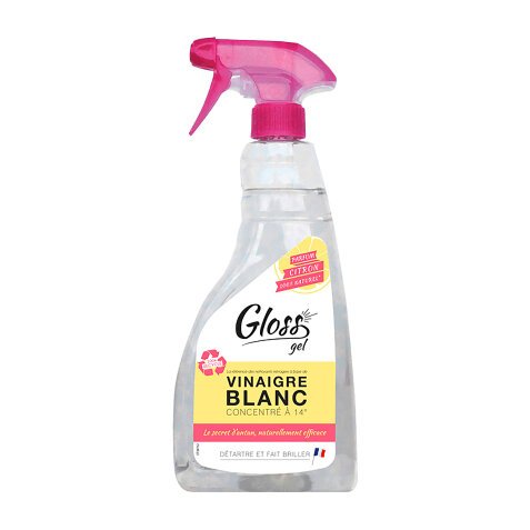 Vinaigre blanc en gel 14° Gloss - Spray 750 ml