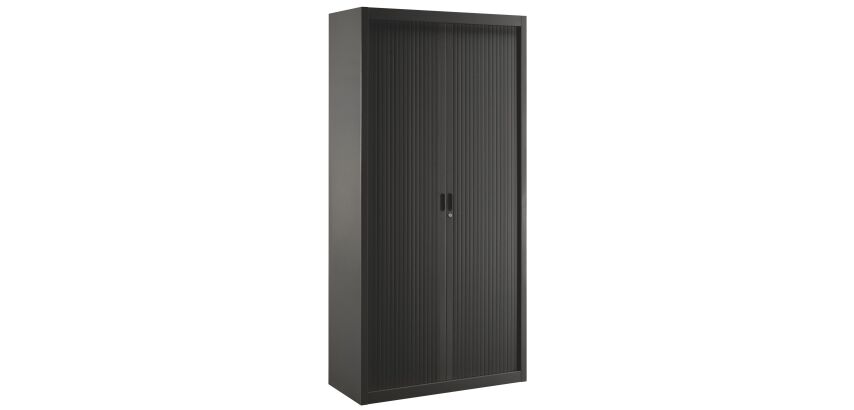 Armoire métal à rideaux démontable Classique H 200 x L 100 cm unicolore