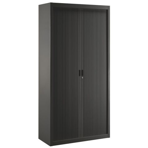 Armoire métal à rideaux démontable Classique H 200 x L 100 cm unicolore
