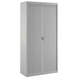 Armoire métal à rideaux démontable Classique H 200 x L 100 cm unicolore