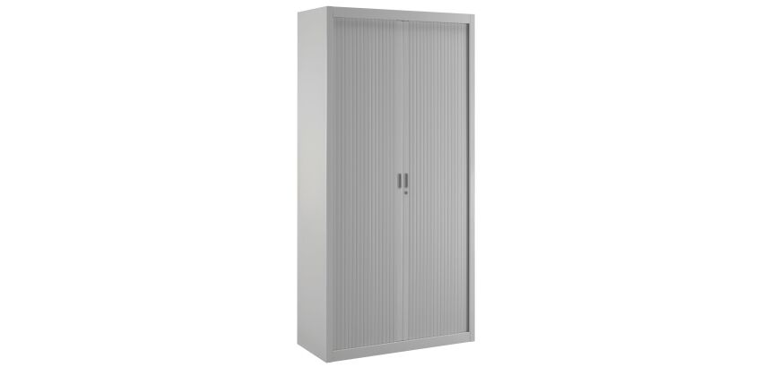Armoire métal à rideaux démontable Classique H 200 x L 100 cm unicolore