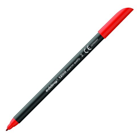 Rotulador edding 1200 rojo - Punta 1 mm