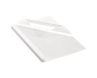 Kaft voor thermisch inbinden 200 g rug 15 mm wit-transparant